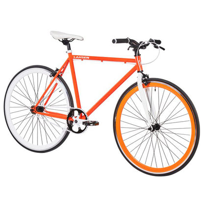 BICICLETA URBANA FIXIE LAHSEN ARO 28/700 NARANJA