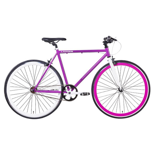 BICICLETA URBANA FIXIE LAHSEN ARO 28/700 MAGENTA