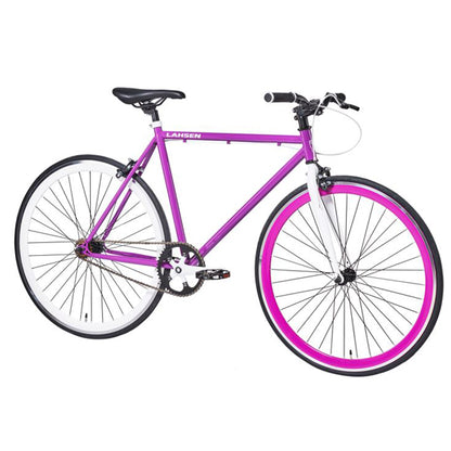 BICICLETA URBANA FIXIE LAHSEN ARO 28/700 MAGENTA