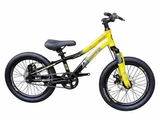 BICICLETA MTB ARO 18 AMARILLO FLUOR