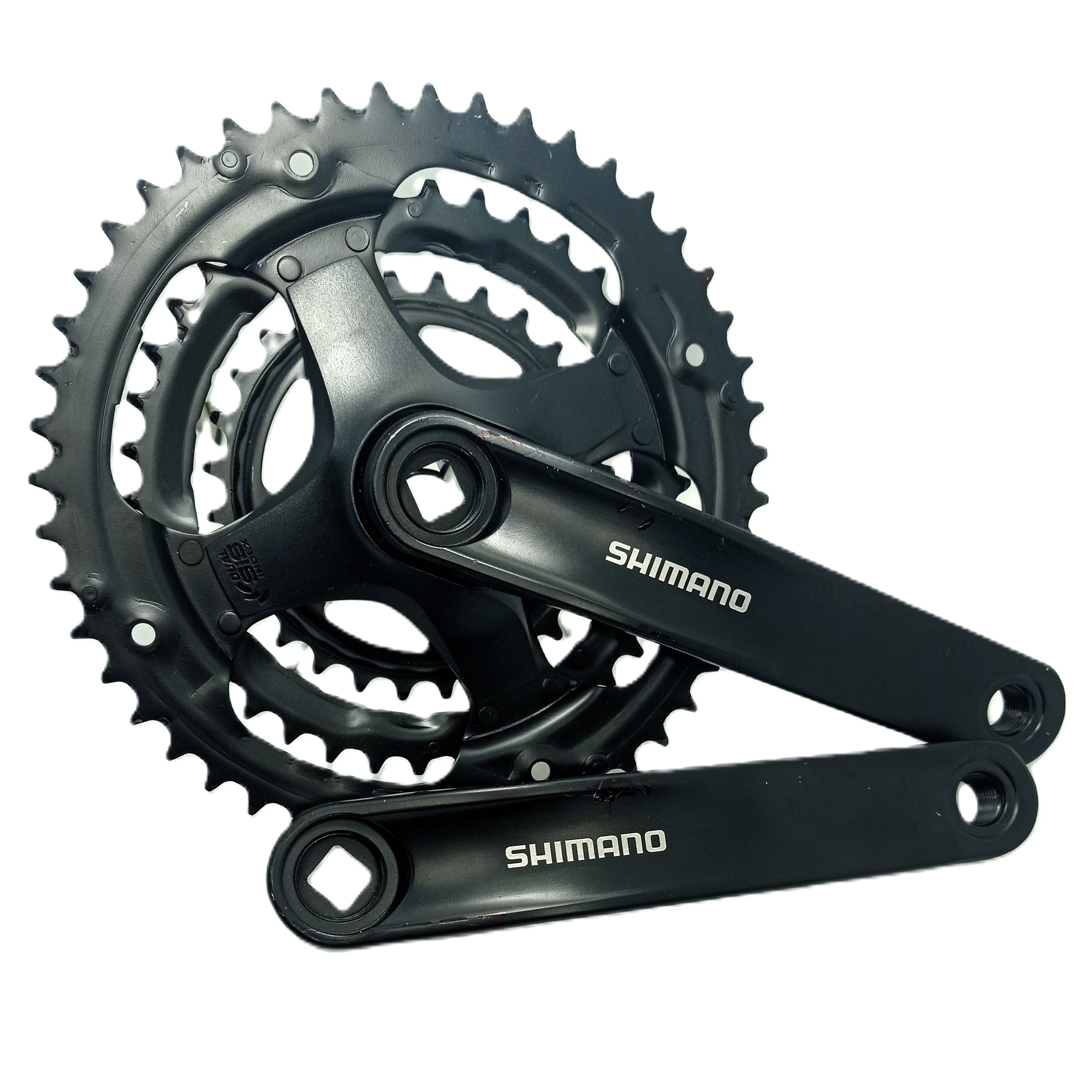 Suntour pédalier SR- XCE T noir, 175mm, carré, 48/38/28 d Suntour pédalier SR- XCE T noir, 175mm, carré, 48/38/28 d